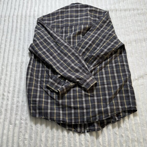 The Original Arizona Jean Company Plaid Button Down Mens SZ Med 733790 - Picture 14 of 15